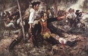 Frederick Coffay Yohn General Herkimer Directing the Battle of Oriskany oil painting artist